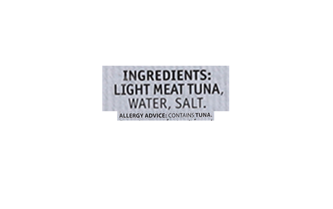 Tasty Nibbles Light Meat Tuna Chunks   Tin  185 grams